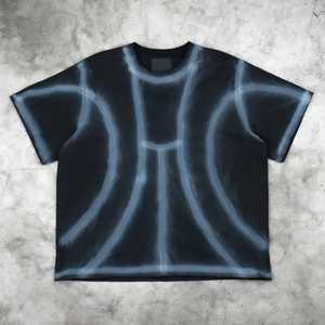 2025 Top tendance Vintage Boxy recadrée surdimensionné lavé à l'acide T-Shirt 100% coton plaine goutte épaule conception - Product Image 5