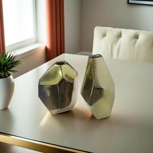 Floreros modernos de aluminio Artesanía Metal - Product Image 1