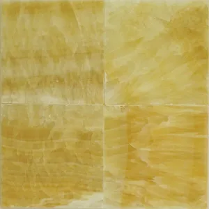 Tuile d'onyx jaune, carreaux de marbre d'onyx, carreaux de pierre d'onyx pour la déco à la maison - Product Image 1