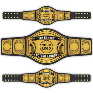 Cinturón de cuero de 6mm de peso pesado personalizado OEM/ODM para lucha y boxeo suave con logotipo de aleación de zinc diseño inspirado en el legado - Product Image 2