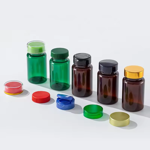 ขวดยาเม็ดพลาสติก PET 80cc มีฝาเกลียว Liquids-60ml บรรจุภัณฑ์ยาวิตามินความจุ200มล. - Product Image 5