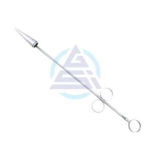 Rudd Ligators Three-<b>Ring</b> Handle Straight Shaft With Loading Cone Ligature <b>Rubber</b> <b>Rings</b> - Product Image 1