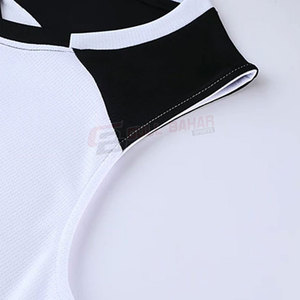 Kit de baloncesto transpirable con estampado personalizado 100% poliéster verano deportes equipo Jersey y pantalones cortos conjunto con número y marca del equipo - Product Image 4