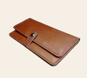 2025 Luxury Vintage Business Bifold <b>Wallet</b> Genuine Leather Long Anti-theft Slim Purse Logo Pattern Open Cash <b>Budget</b> LWM-0075 - Product Image 4