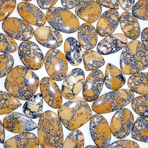 Maligano Jasper Cabochon หินควอตซ์แบบหลวมรูปร่างผสมจากธรรมชาติคุณภาพสูงสำหรับการทำเครื่องประดับ - Product Image 6