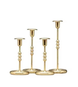 Portavelas de metal inoxidable de alta moda, precio al por mayor, diseño Premium, portavelas dorado, forma de flor en calidad Premium - Product Image 5