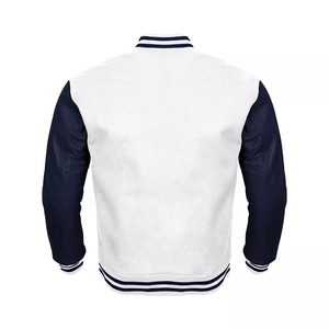 Best High Quality Breathable Men College Leather Sleeves Custom Baseball Bomber <b>Varsity</b> <b>Jackets</b> - Product Image 2