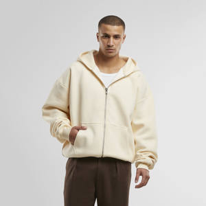 Sudaderas con Capucha Estilo Hip Hop para Hombre, Venta al por Mayor, Mezcla de Algodón, Sudadera con Capucha Extra Grande con Cierre, Logotipo Personalizado con Serigrafía, Hecha 100% de Algodón - Product Image 1