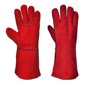 Gants de soudage en cuir de bonne qualité OEM Gants de soudage de construction imperméables Gants de soudage légers - Product Image 1