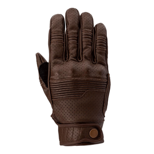 Brown Leather Touring Motorbike Gloves Summer Cruiser Motorcycle Auto Racing Wear Genuine Leather Gloves For Men - Product Image 2