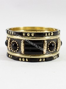 Ensemble de bracelets en verre et en laiton parfaitement faits à la main, ensemble de bracelets indiens pour femmes, à la mode de l'inde - Product Image 2