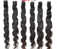 Nouveaux styles, meilleure qualité, cheveux humains indiens Remy, vierges non traités, double trame machine, extensions naturelles en lots