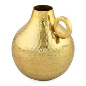 Florero de lujo de Metal y latón de Color plateado y dorado para decoración de boda de Hotel en casa florero de Metal - Product Image 3