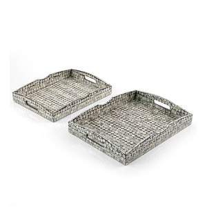 Plateau de serveur de chocolat au design vintage plateau de service de chocolat en rotin de qualité créative pour plateau de chocolat de mariage - Product Image 6