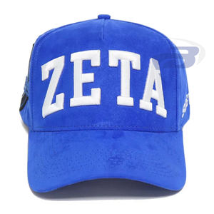 Gorra de béisbol con letras griegas de la hermandad Zeta Phi Beta, bordado 3D, ajustable, informal, deportiva, para exteriores, unisex, gorra de la hermandad ZPB - Product Image 1
