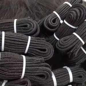 Temple Virgin Extensiones de cabello del sur de la India Cierres de Peluca de doble estiramiento Cabello humano natural al por mayor - Product Image 4