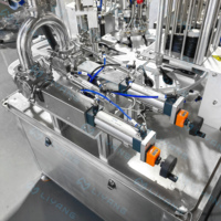 Machine de remplissage automatique de sirops et de miels en sachets plastiques avec dosage précis à petite échelle et scellage de feuilles métalliques