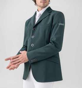 Chaqueta de competición de poliéster personalizable para mujer, prendas de vestir ecuestres al por mayor de gama alta para traje de equitación y productos equinos - Product Image 1