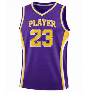 Camiseta de Baloncesto Personalizada para Hombre, Diseño de Equipo y Números Sublimados, Uniforme Deportivo de Malla Transpirable - Product Image 1