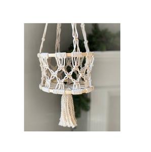 Attractive Macrame Storage <b>Basket</b> <b>Bathroom</b> Nursery Bedroom Living Room Decoration Household Accessories Use in Hotels Bars - Product Image 4