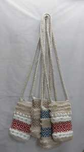 Bolsas hechas a mano de macramé de algodón hechas a medida disponibles en una amplia gama de diseños y patrones y también para fines de reventa. - Product Image 3