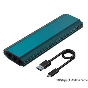 Portable Aluminum M.2 NGFF <b>SSD</b> Enclosure | USB 3.1 10Gbps Type-C <b>External</b> Case for NGFF SATA SSDs - Product Image 2