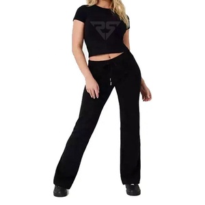 High Quality New Arrivals Long Sleeves <b>Top</b> T-Shirt Button Crop <b>Top</b> Solid Women Crop <b>Top</b> T-shirts - Product Image 4