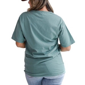 เสื้อยืดผู้หญิงทรงโอเวอร์ไซส์ผ้าฝ้าย 100% สำหรับฤดูร้อน สไตล์ลำลอง พิมพ์ลายโลโก้ตามสั่ง คอกลม ดีไซน์เรียบง่าย โลโก้แบบกำหนดเองได้ - Product Image 6