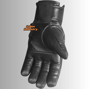 Gants de course personnalisés à doigts entiers en cuir de chèvre véritable antidérapants Protection de motard personnalisée Compatibilité avec les écrans tactiles - Product Image 6