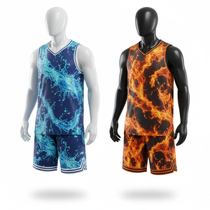 Uniforme de Baloncesto Sublimado 2026 |   Diseño de Equipo Personalizado |   Chaleco sin Mangas de Secado Rápido 100% Poliéster de Alta Calidad |   Venta al por Mayor de Fábrica - Product Image 6
