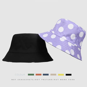 Fashion Designer Reversible Sublimation Print Reversible <b>Bucket</b> <b>Hat</b> Factory Price Plain Blank <b>Hats</b> - Product Image 5