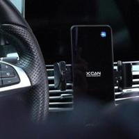 [XCAN] Soporte para Teléfono de Coche con NFC, Ventilador de Refrigeración, Sujeción Automática, Carga Rápida Inalámbrica XV-110