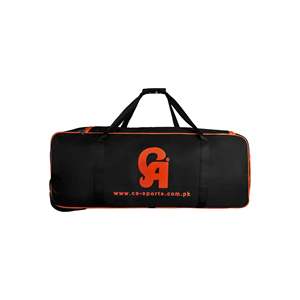 Bolsa de Transporte para Equipo de Cricket CA PRO 5000 con Ruedas, Negra/Naranja - Product Image 2