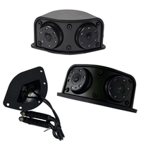 Cámara de Reversa y Delantera para Camión HD AHD 1080P PAL/NTSC con Visión Nocturna, Impermeable IP68, 1 Año de Garantía