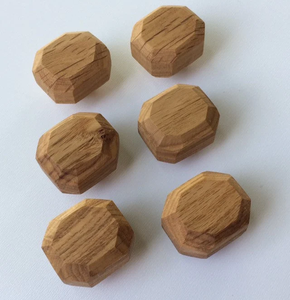 Proveedor al por mayor de pomos de madera para decoración de armarios de cocina uso de cajones de armarios aplicación de un solo orificio - Product Image 4