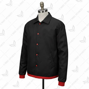Veste de coach unisexe en polyester léger, décontractée, teinte, personnalisée, avec logos brodés, pour les sororités universitaires - Product Image 4