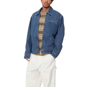 Manteaux en sergé 100% coton personnalisé pour hommes, vente en gros de haute qualité Logo personnalisé veste de travail pour homme - Product Image 4