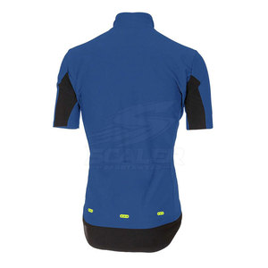 <b>Reflective</b> Detail Safety Design Cycling Jersey With Moisture Control Fabric And Secure Back Pocket Storage - Product Image 3