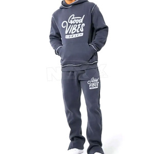 Conjuntos Deportivos de Invierno con Estampado Puff, 100% Algodón, Transpirables, Ecológicos, Tallas Grandes, Venta al Por Mayor, Nueva Llegada - Product Image 1