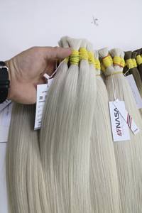 Extensions de cheveux en vrac de qualité de luxe Cheveux vietnamiens Double noyade 100 grammes Couleurs claires 28 pouces - Product Image 2