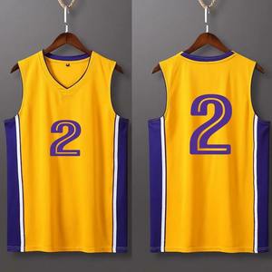 Jeunes garçons réversibles maille Performance athlétique maillots de basket-ball séchage rapide Sublimation équipe vierge grande taille respirant - Product Image 4