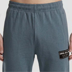 Pantalon de sport Rise Fit pour la gym, 100 % coton, logo personnalisable, coupe ample, motif fuselé et droit, style classique, tailles XL à 6XL - Product Image 3