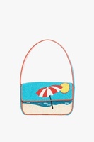 Nouvelle mode : Sac à bandoulière perlé, motif corail et poissons marins, de luxe, artisanal et personnalisé, pour femme, soirée, mariage, éco-responsable, style resort