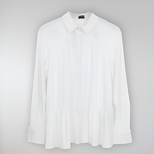 Chemisier en polyester basique pour femmes Shiva vêtements pour femmes de haute qualité avec manches longues régulières sensation de main douce solide style décontracté-formel - Product Image 1