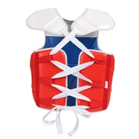 Protection de Poitrine en Mousse de Haute Qualité pour Taekwondo, Réglable, Antidérapante, en Cuir PU, pour Jeunes Arts Martiaux