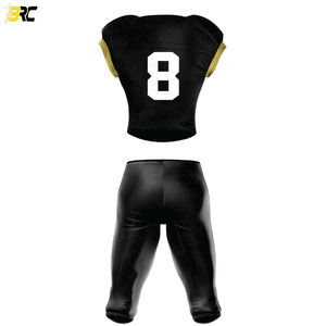 Uniforme de football américain personnalisé unisexe respirant grande taille de haute qualité - Product Image 3