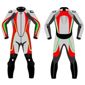 Traje Deportivo de Motocicleta de Cuero Personalizado de Alta Calidad para Hombre, Impermeable, Transpirable, Resistente al Viento, Talla Grande, Secado Rápido, Venta al Por Mayor - Product Image 3