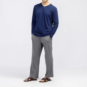 Pantalons décontractés taille haute fabriqués en usine pour hommes Logo de marque personnalisé imprimé à bas prix Service OEM - Product Image 1