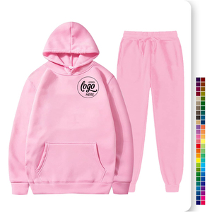 Conjunto de chándales con cremallera para hombre, ropa deportiva, Sudadera con capucha de dos piezas y pantalón de chándal, nuevo chándal bordado de chenilla informal de otoño para hombre - Product Image 2