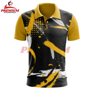 Chemises polo en gros, design personnalisé, chemise polo vierge, logo de sublimation, chemise polo - Product Image 6